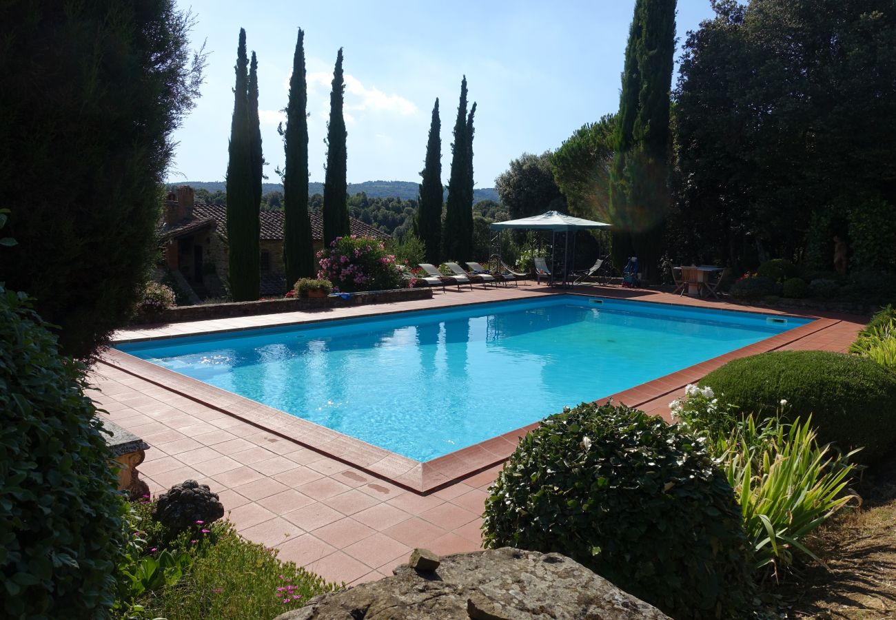 Villa in Civitella in Val di Chiana - Tuscany Villa with Breathtaking View at Dotholiday