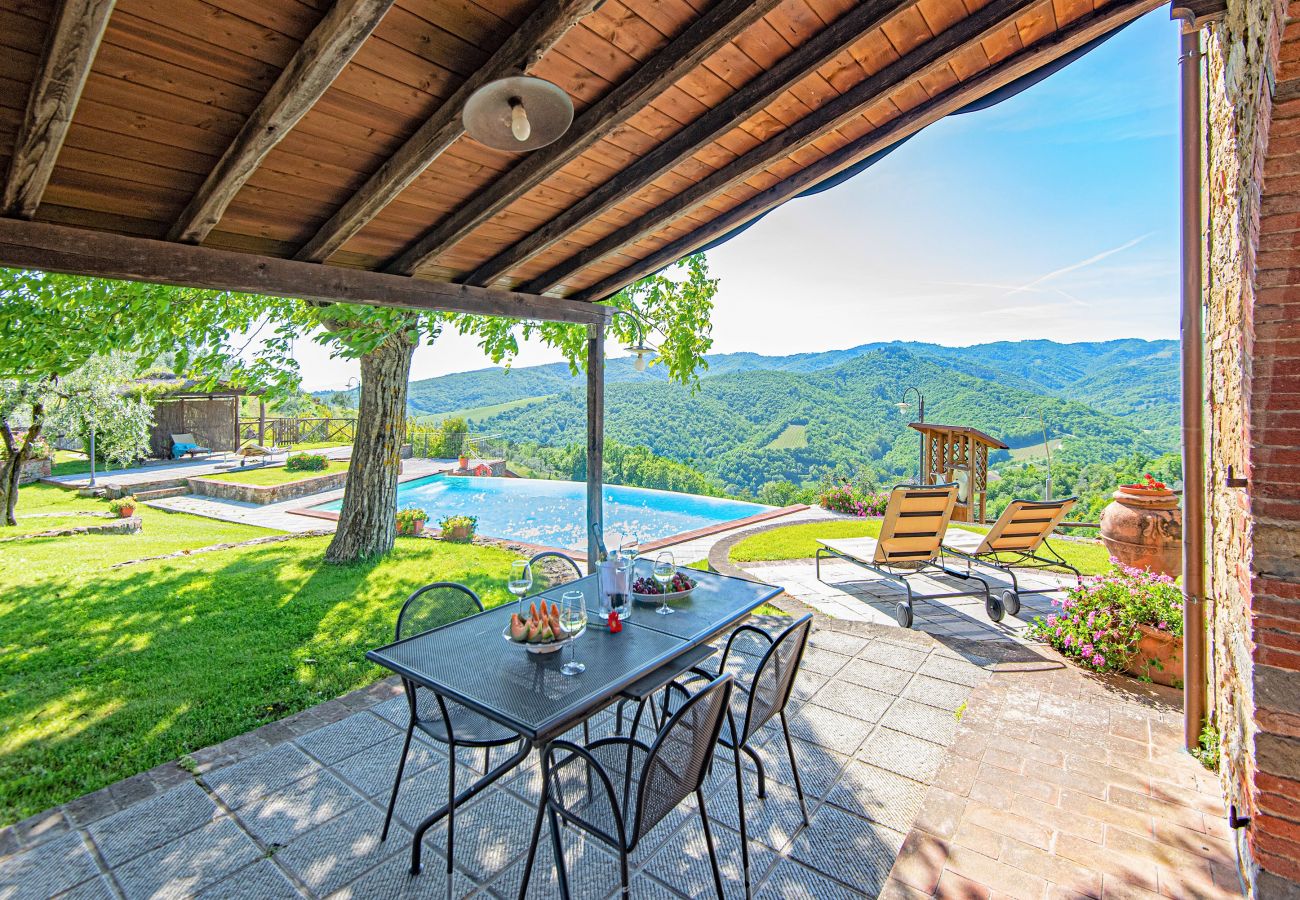 Ferienwohnung in Bucine - Chianti View at Marioli