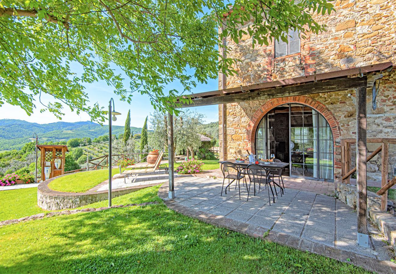 Ferienwohnung in Bucine - Chianti View at Marioli