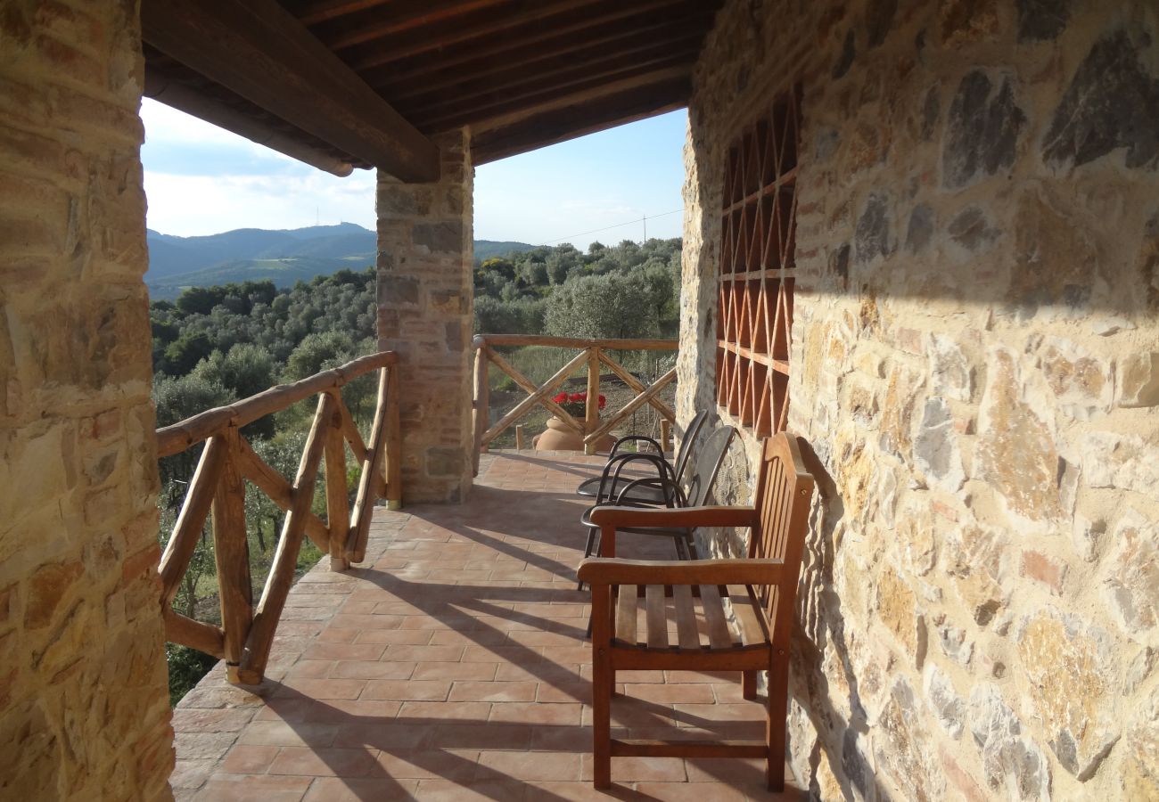 Ferienwohnung in Bucine - Typical, Charming with Chianti View at Marioli