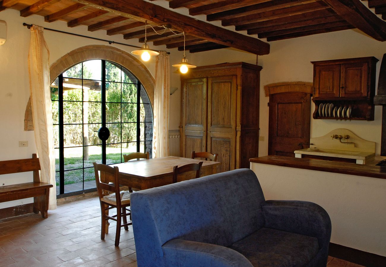 Ferienwohnung in Bucine - Romantic with Chianti Panorama at Marioli