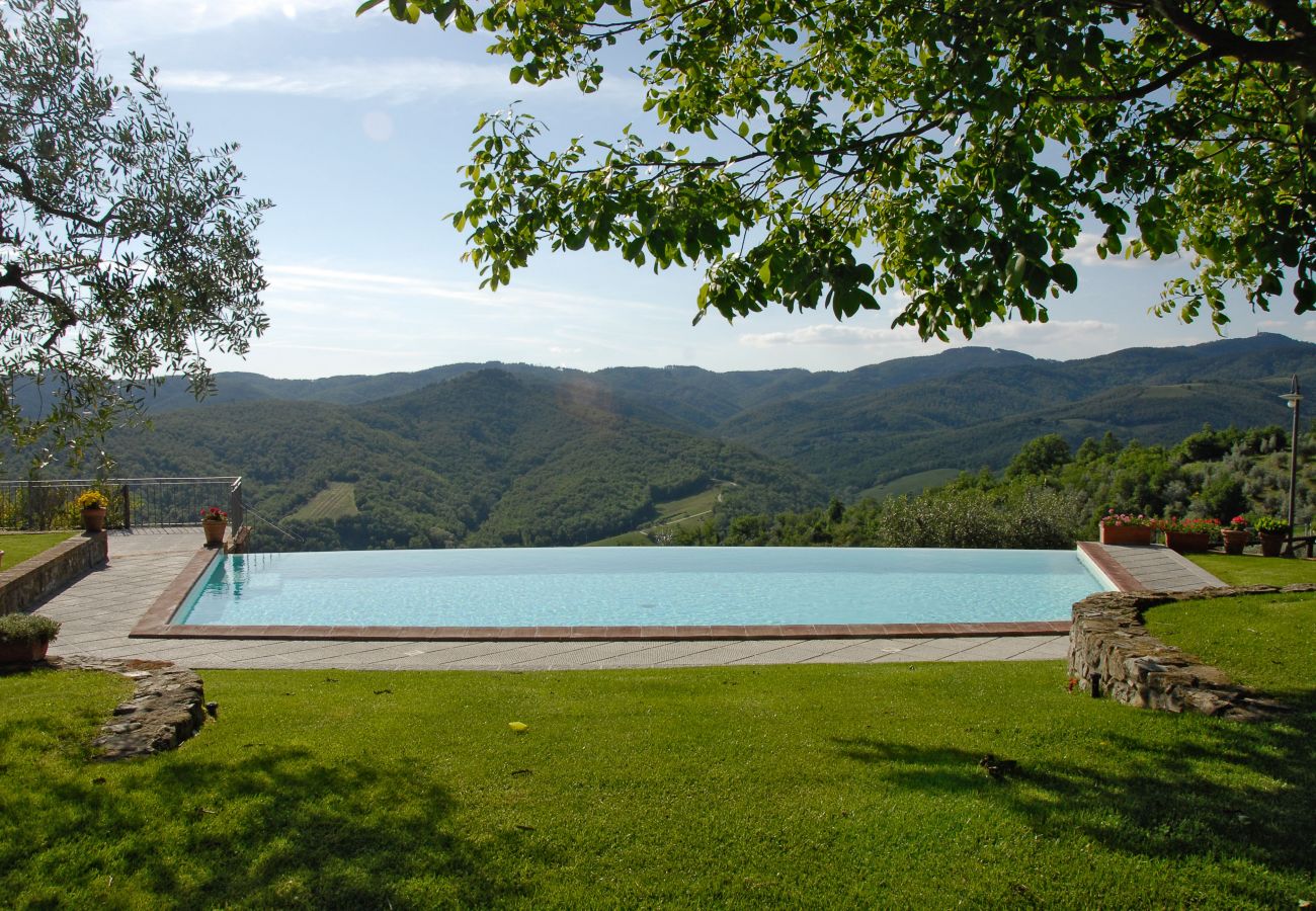 Ferienwohnung in Bucine - Romantic with Chianti Panorama at Marioli