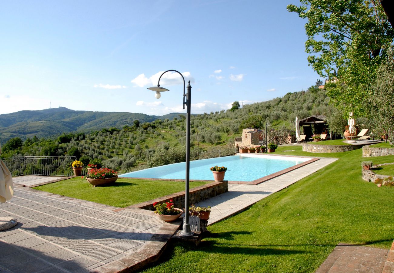 Ferienwohnung in Bucine - Romantic with Chianti Panorama at Marioli