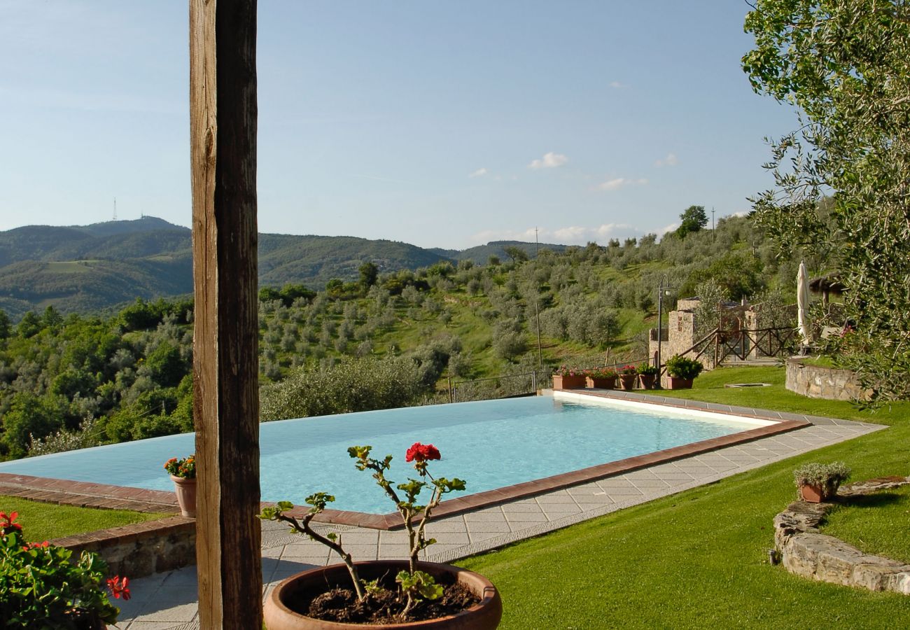 Ferienwohnung in Bucine - Romantic with Chianti Panorama at Marioli