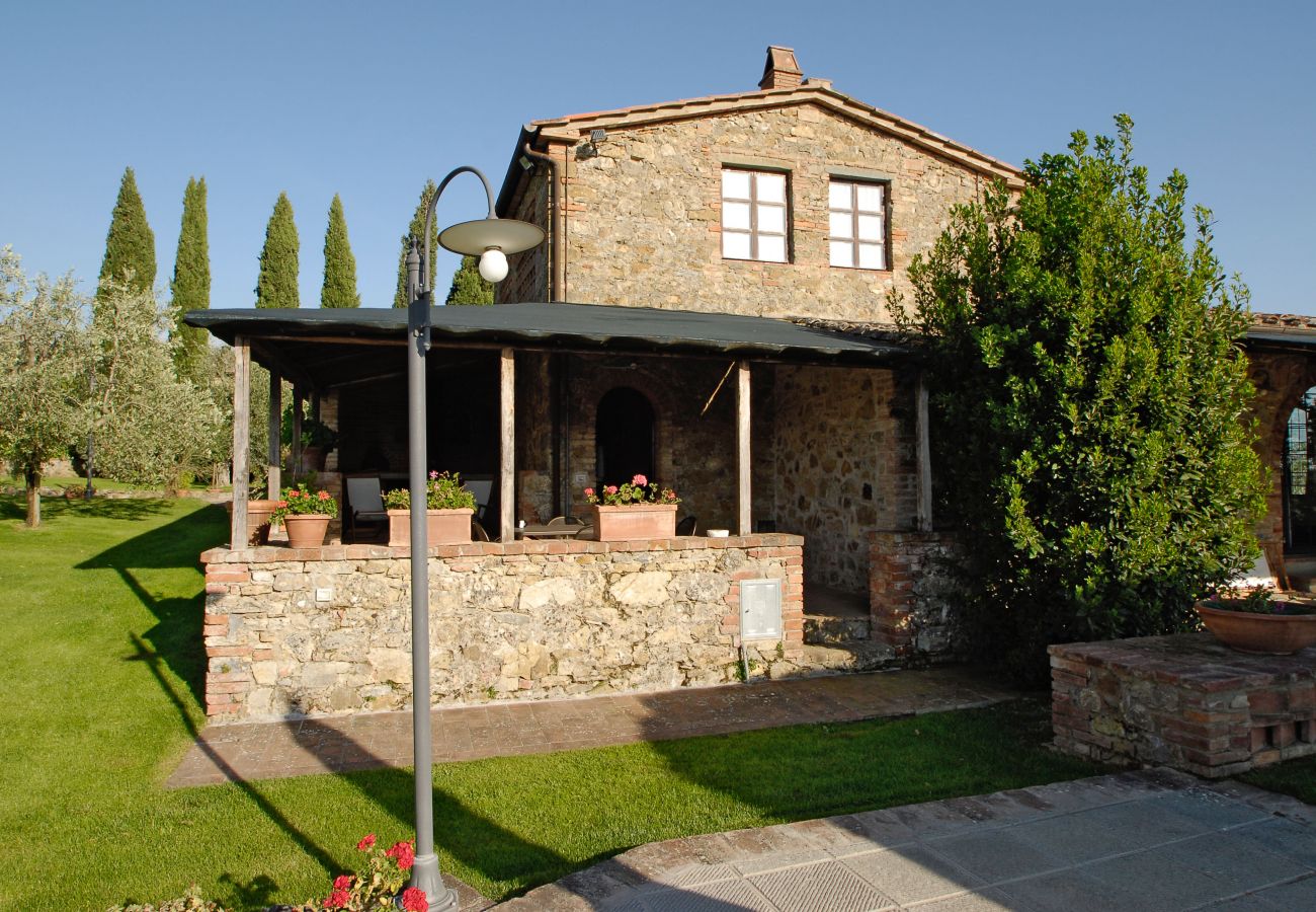 Ferienwohnung in Bucine - Romantic with Chianti Panorama at Marioli