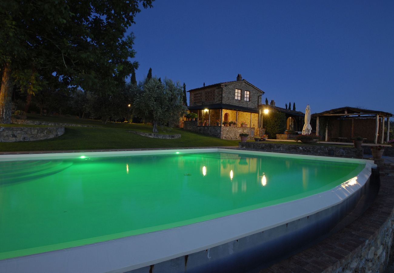 Ferienwohnung in Bucine - Romantic with Chianti Panorama at Marioli