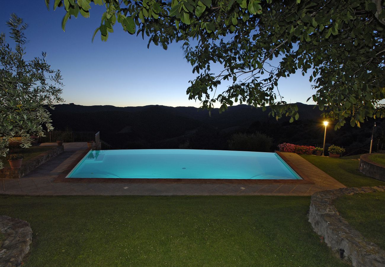 Ferienwohnung in Bucine - Romantic with Chianti Panorama at Marioli