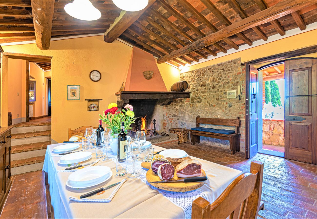 Ferienwohnung in Bucine - Chianti for Four at Marioli