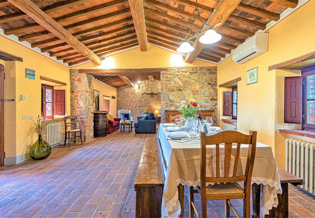 Ferienwohnung in Bucine - Chianti for Four at Marioli