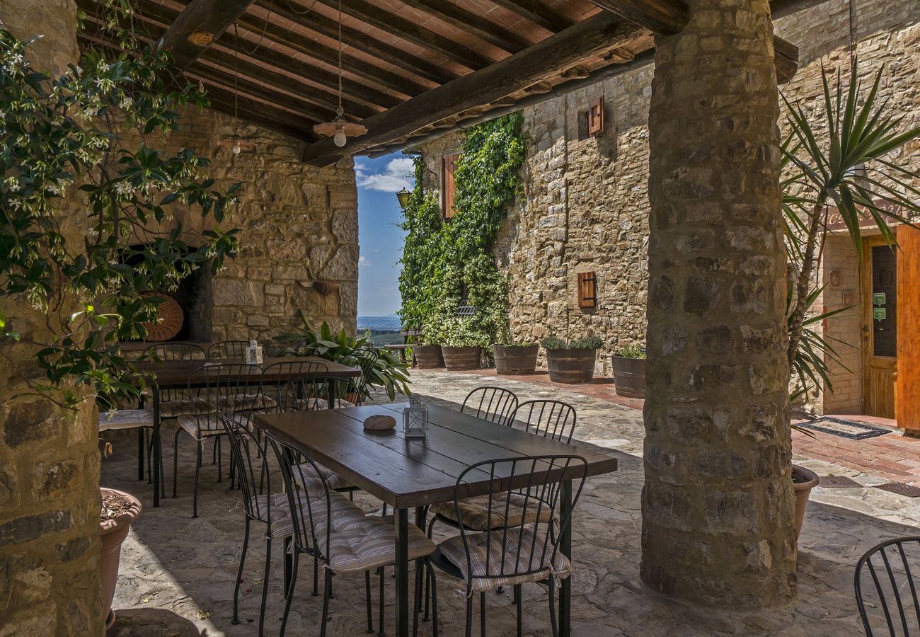 Ferienwohnung in Castellina in Chianti - Il Portico della Rocca in Chianti