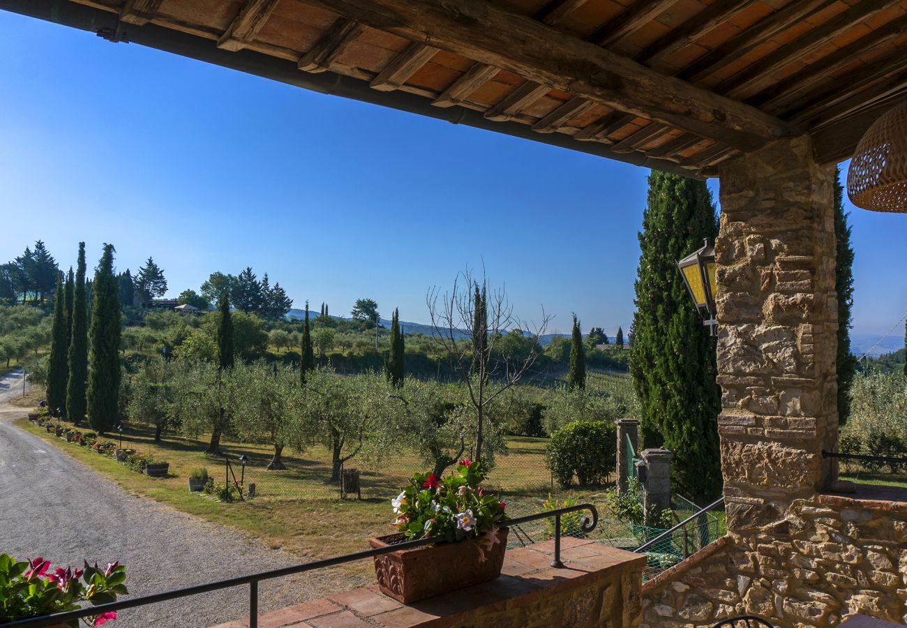 Ferienwohnung in Castellina in Chianti - Il Portico della Rocca in Chianti