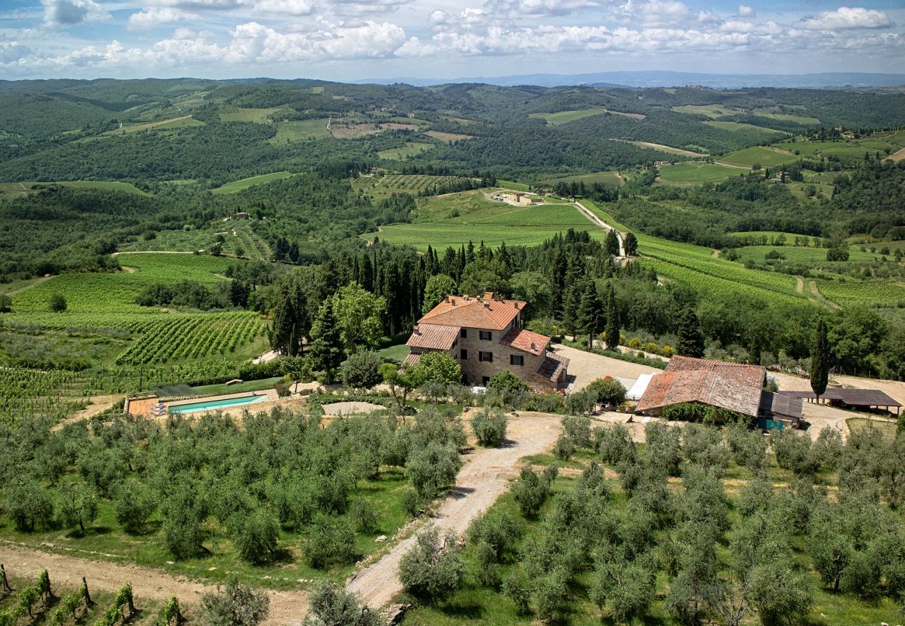 Ferienwohnung in Panzano - Luxury Chianti in La Rosa in Panzano Chianti