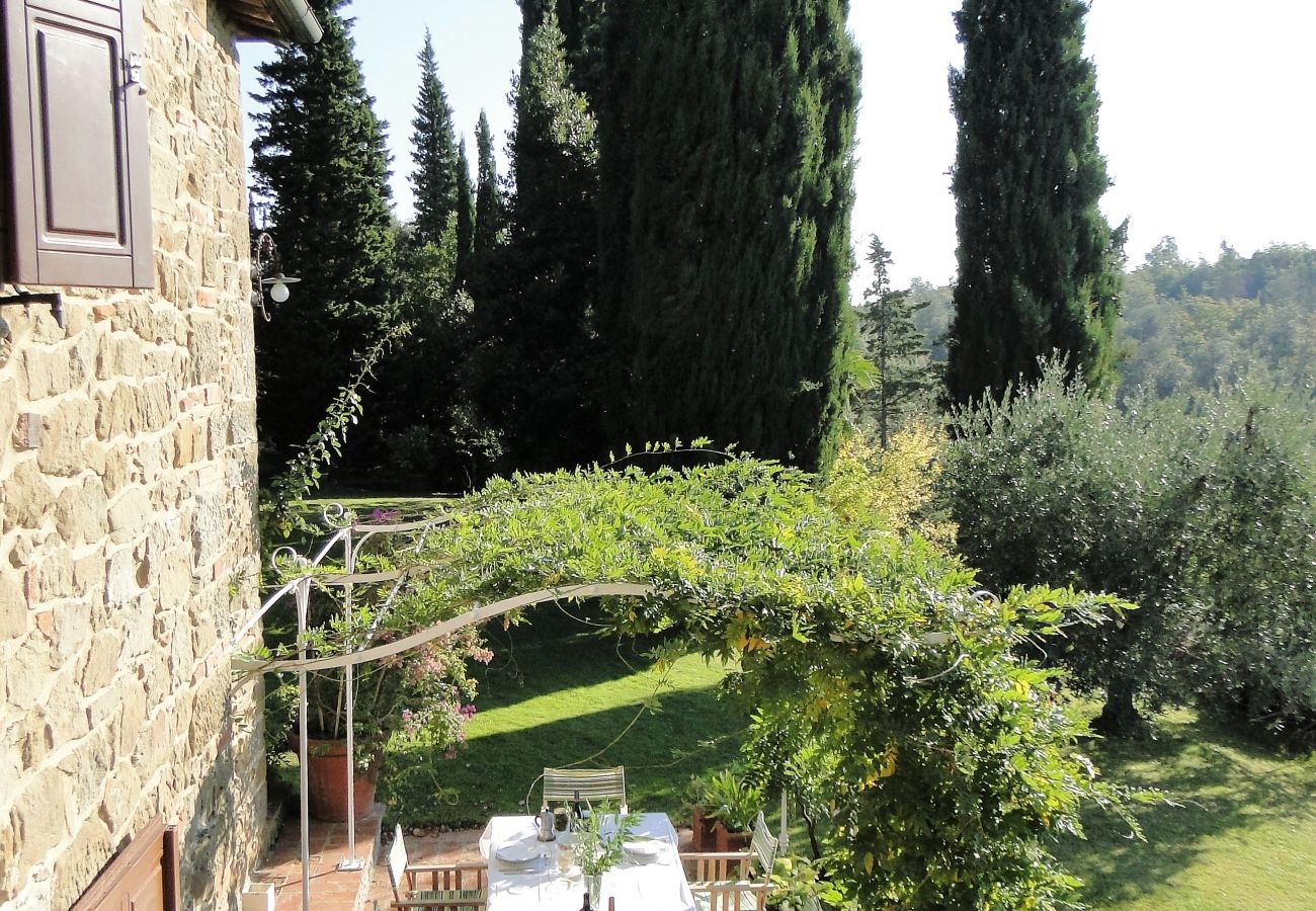 Villa in Civitella in Val di Chiana - Villa Tuscany with Flair, Luxury & Panorama