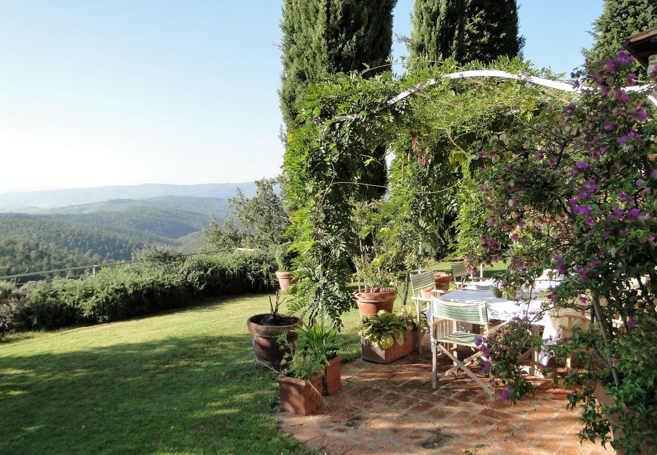 Villa in Civitella in Val di Chiana - Villa Tuscany with Flair, Luxury & Panorama