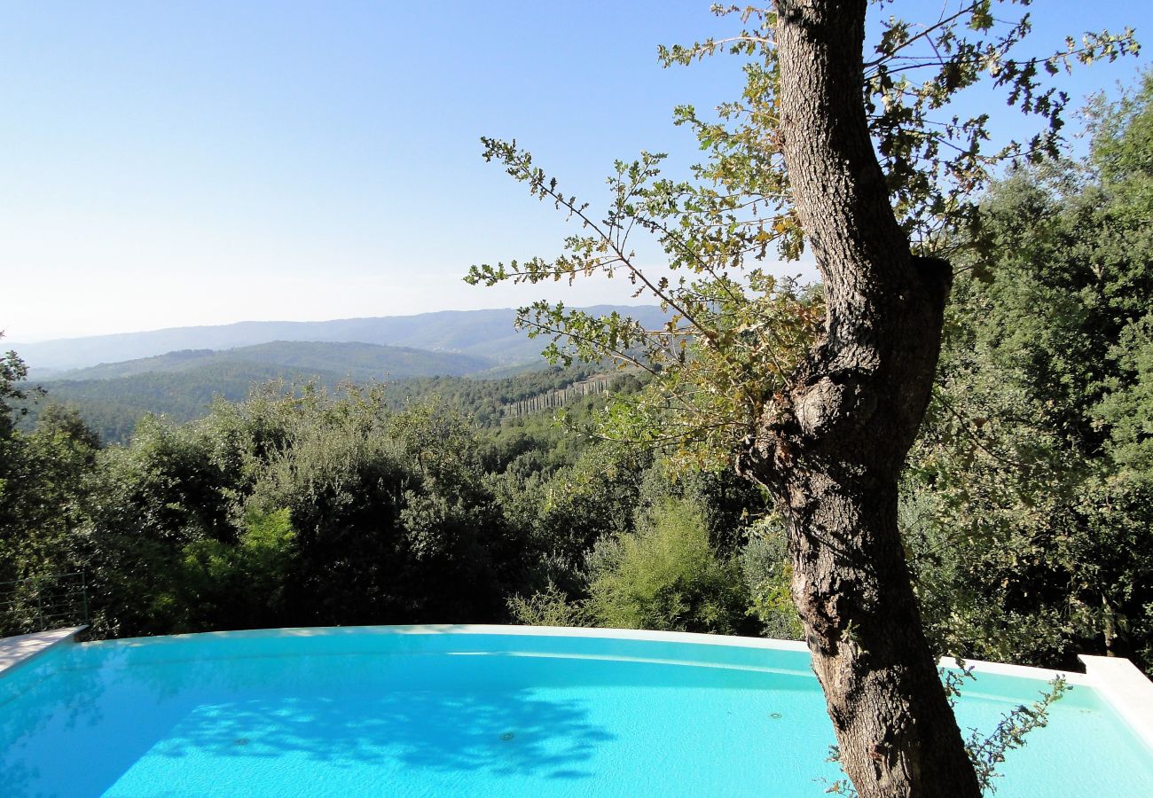 Villa in Civitella in Val di Chiana - Villa Tuscany with Flair, Luxury & Panorama