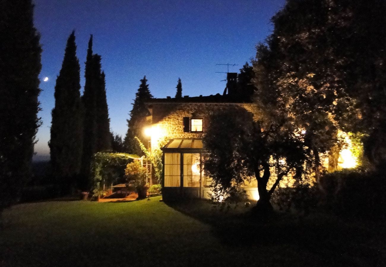 Villa in Civitella in Val di Chiana - Villa Tuscany with Flair, Luxury & Panorama