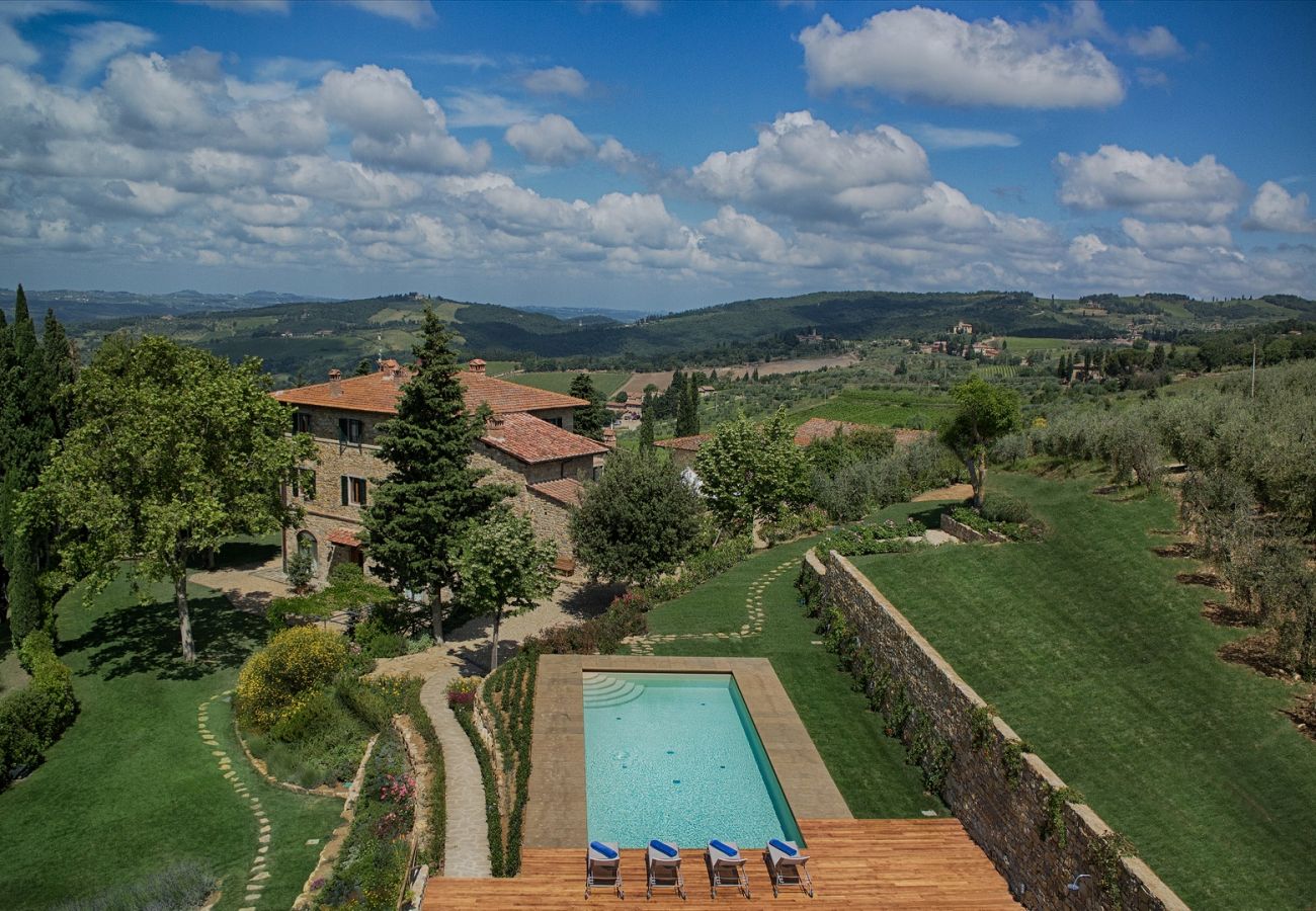 Ferienwohnung in Panzano - Luxury Chianti between Grapes in Panzano Chianti