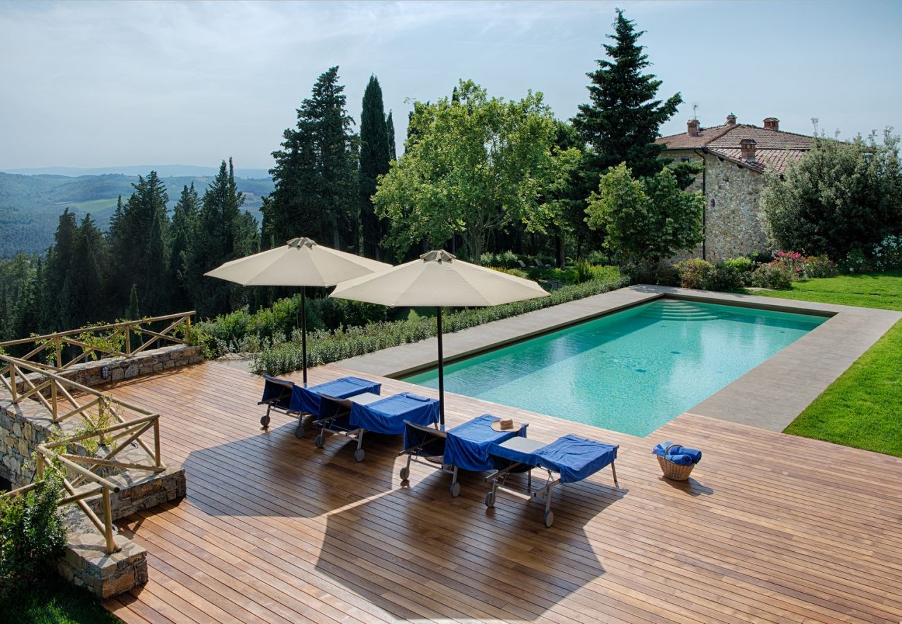 Ferienwohnung in Panzano - Luxury Chianti with 2 Bedrooms in Panzano Chianti