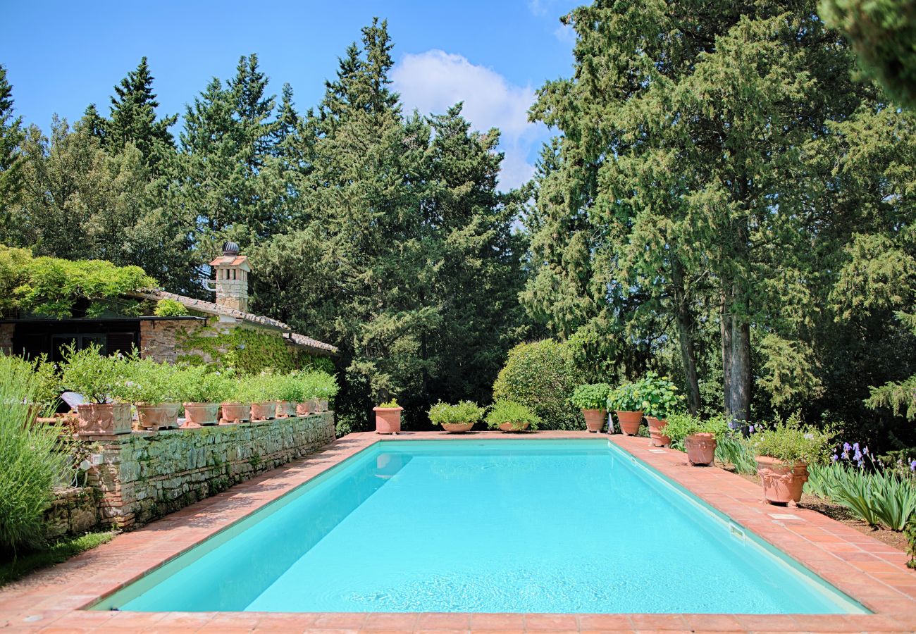 Villa in Castellina in Chianti - Villa in Castellina w. Pool, Garden & Winery