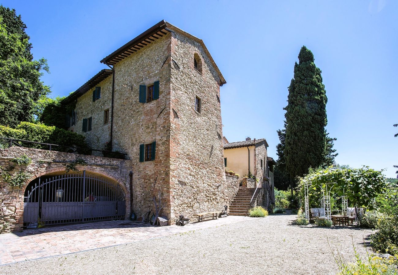 Ferienwohnung in Certaldo - Luxury, Sustainability and Eco Pool in Forno Apt.