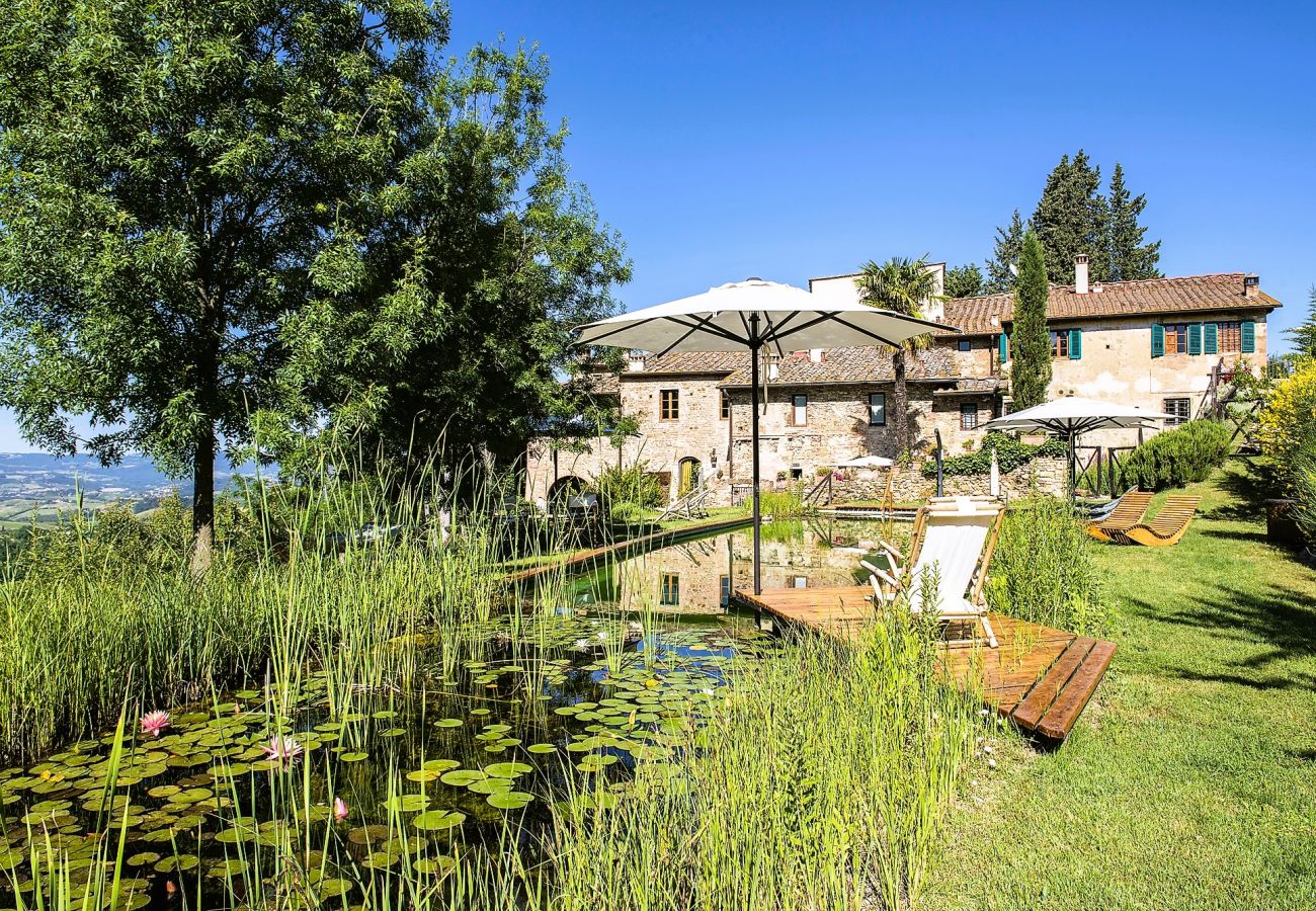 Ferienwohnung in Certaldo - Luxury, Sustainability and Eco Pool in Tower Apt.