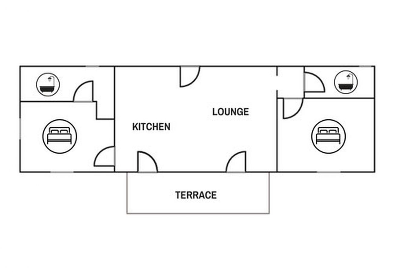 Ferienwohnung in Trequanda - Luxury 2 Rooms Apt. Rosemary in Siena Resort