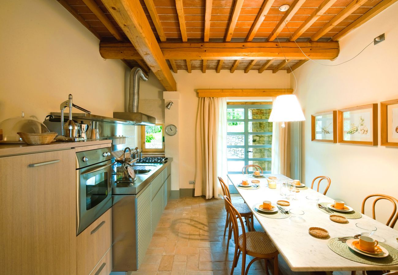 Villa in Pian di Sco - Villa Leccino in most Exclusive Borgo in Tuscany