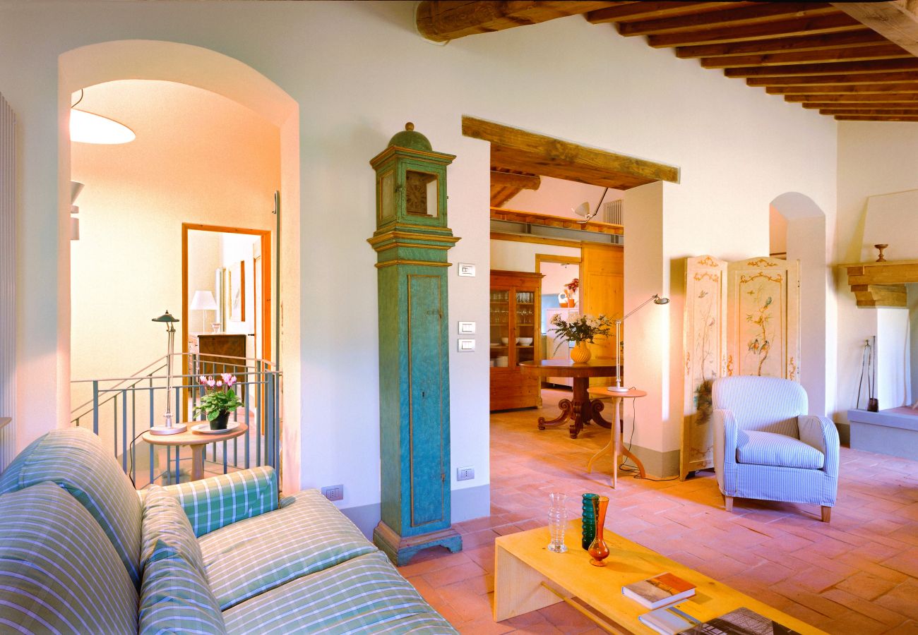 Villa in Pian di Sco - Villa Meli in most Exclusive Borgo in Tuscany