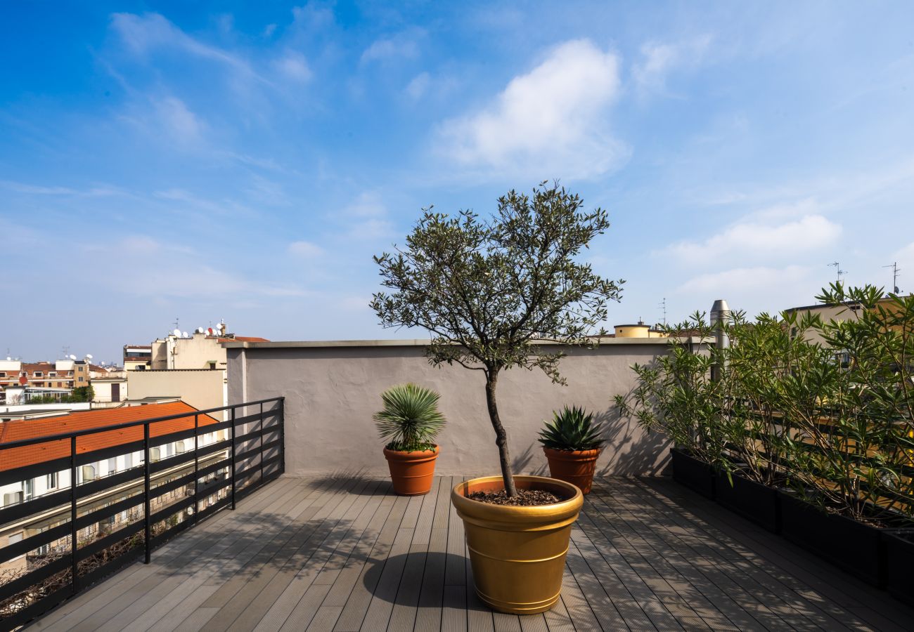 Ferienwohnung in Milano - Cadamosto Art Penthouse with Terrace R&R