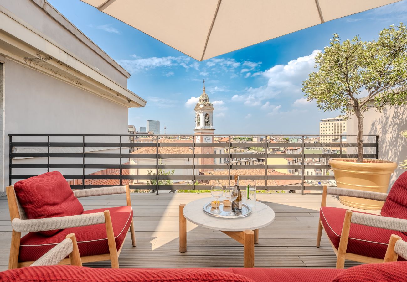 Ferienwohnung in Milano - Cadamosto Art Penthouse with Terrace R&R