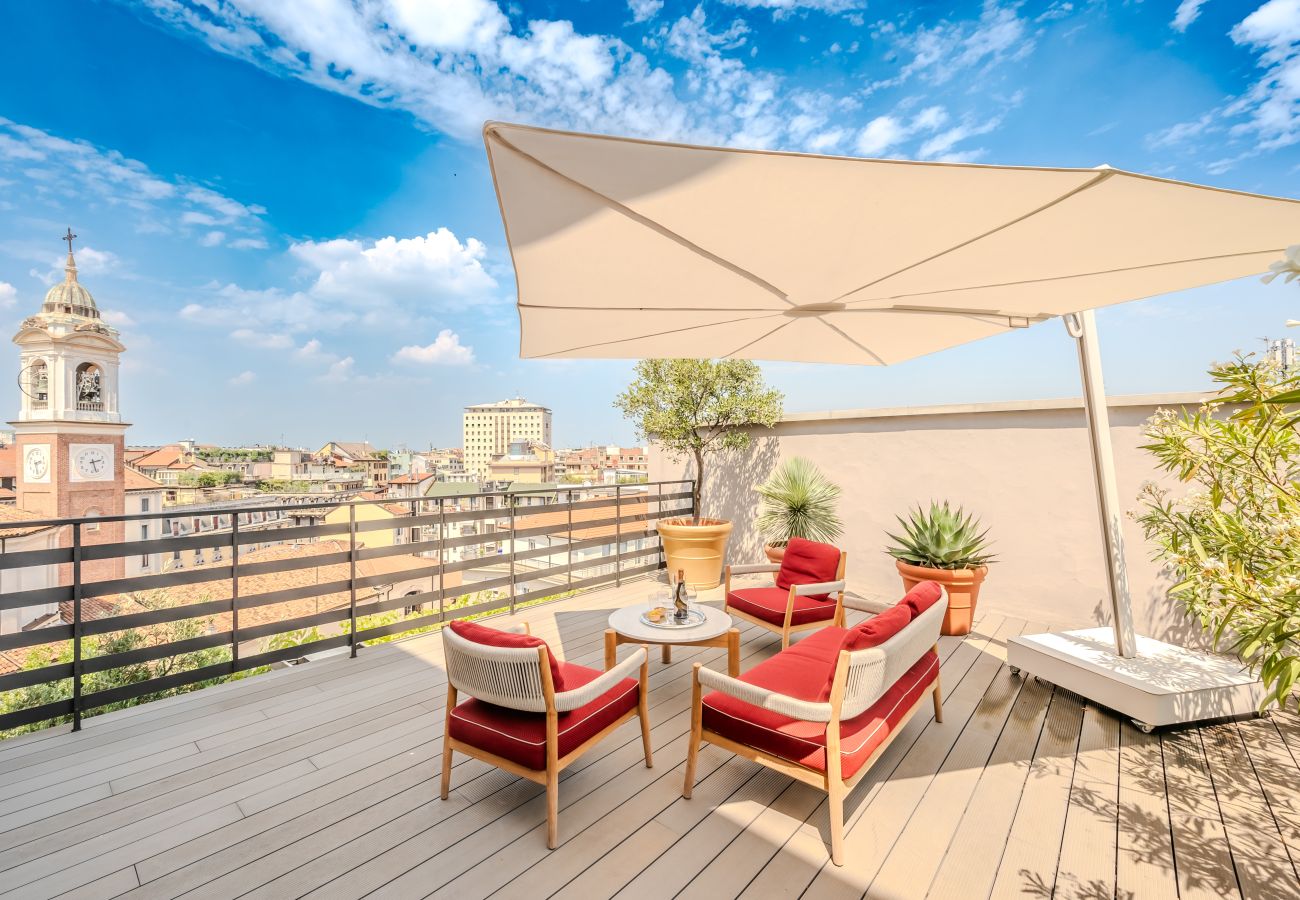 Ferienwohnung in Milano - Cadamosto Art Penthouse with Terrace R&R