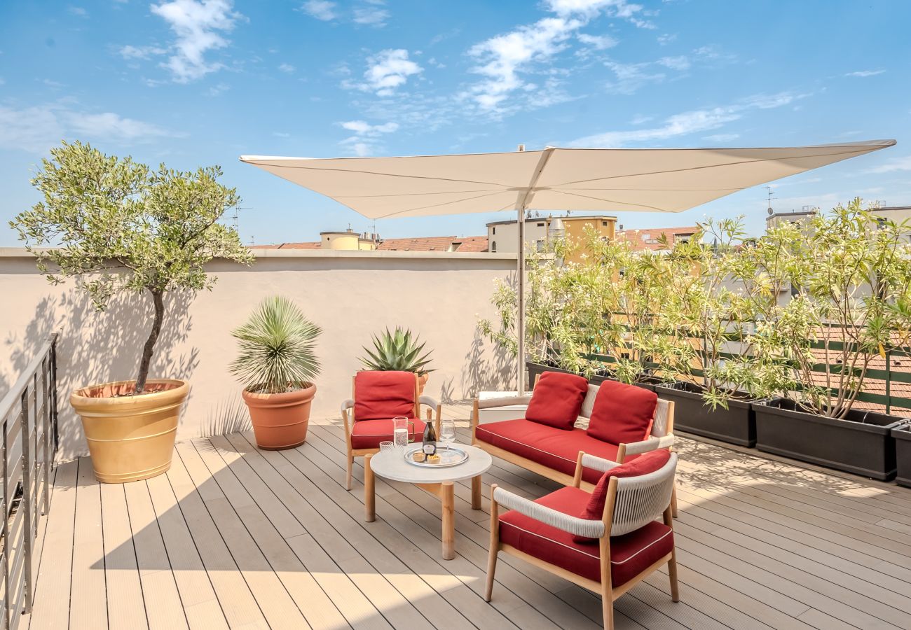 Ferienwohnung in Milano - Cadamosto Art Penthouse with Terrace R&R