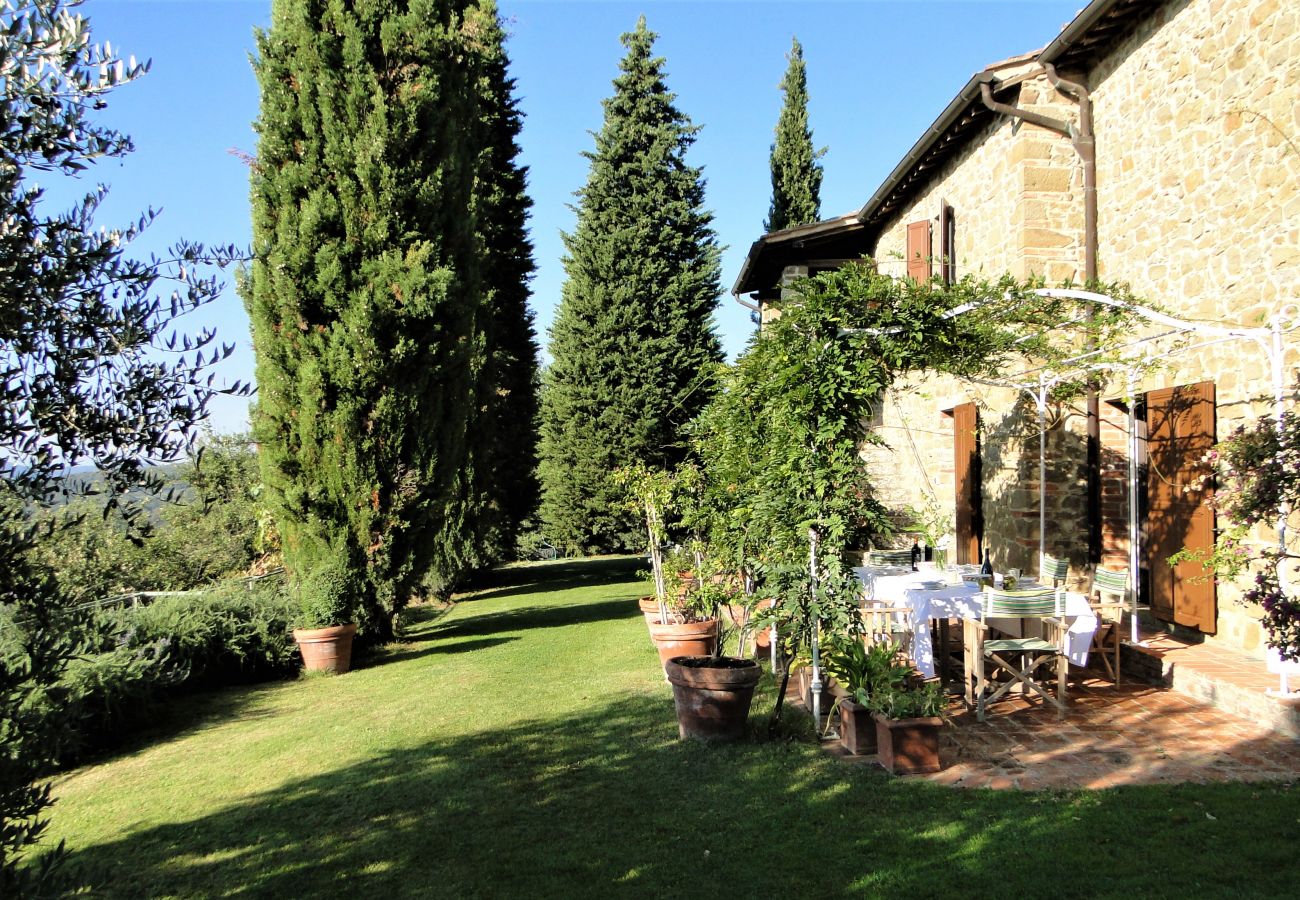 Villa à Civitella in Val di Chiana - Villa Tuscany with Flair, Luxury & Panorama