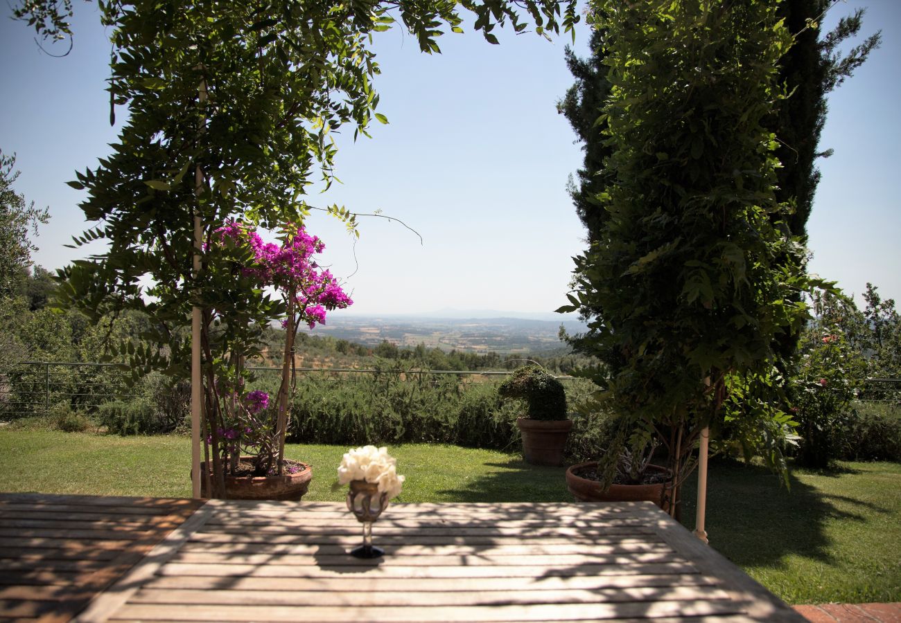 Villa à Civitella in Val di Chiana - Villa Tuscany with Flair, Luxury & Panorama