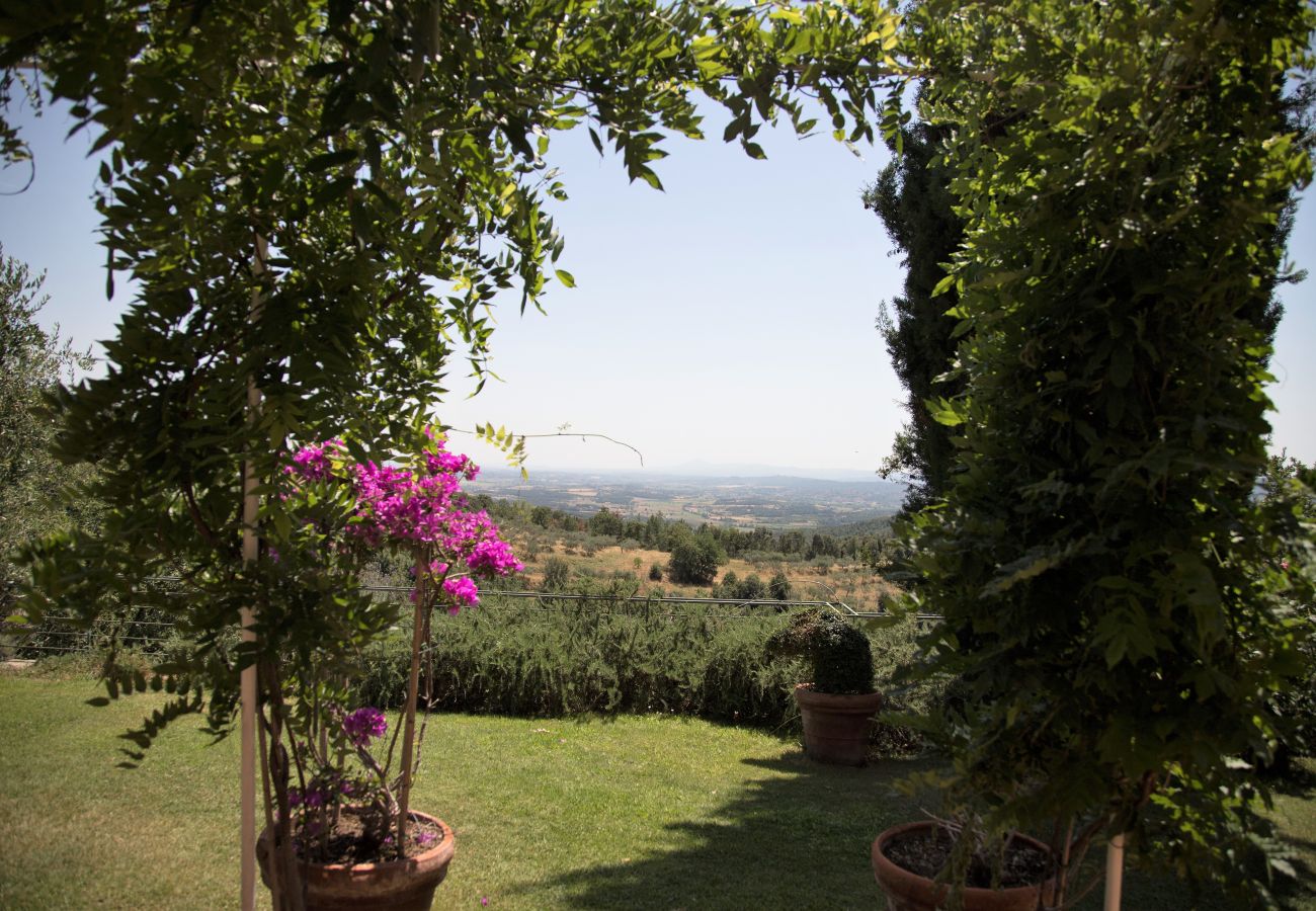 Villa à Civitella in Val di Chiana - Villa Tuscany with Flair, Luxury & Panorama