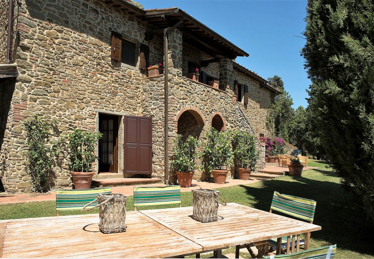 Villa à Civitella in Val di Chiana - Villa Tuscany with Flair, Luxury & Panorama