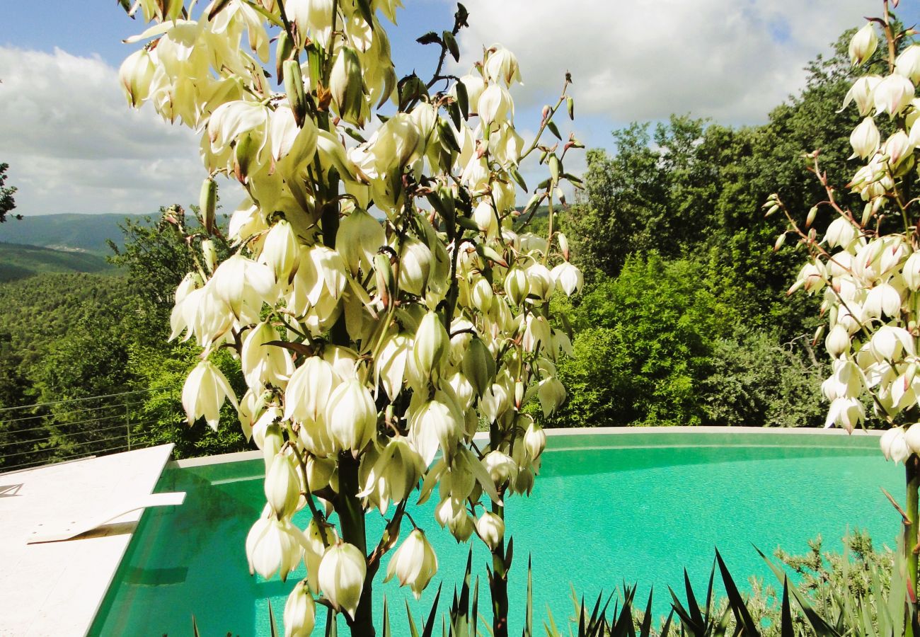 Villa à Civitella in Val di Chiana - Villa Tuscany with Flair, Luxury & Panorama