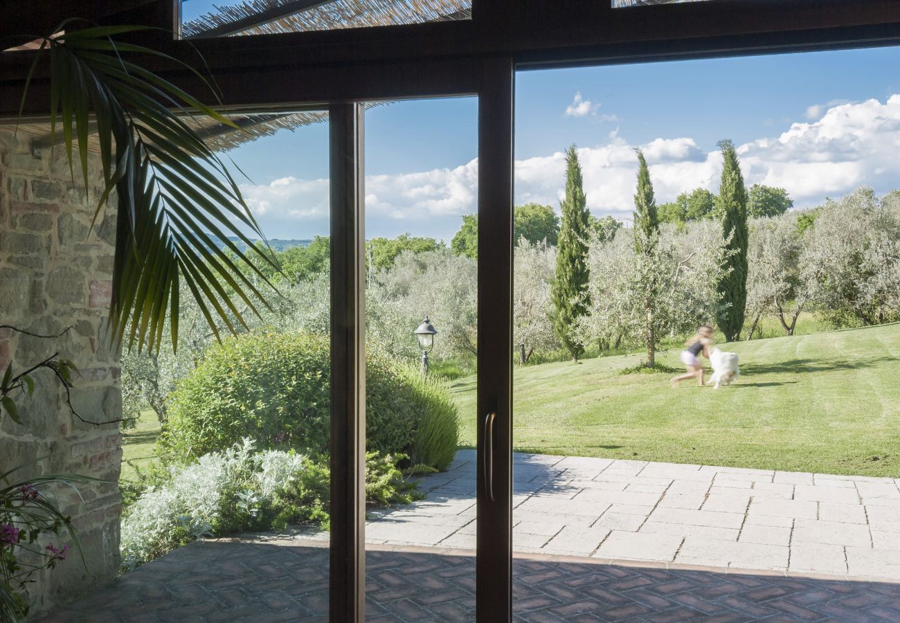 Villa a Monte San Savino - Bio Organic Villa Agritourism