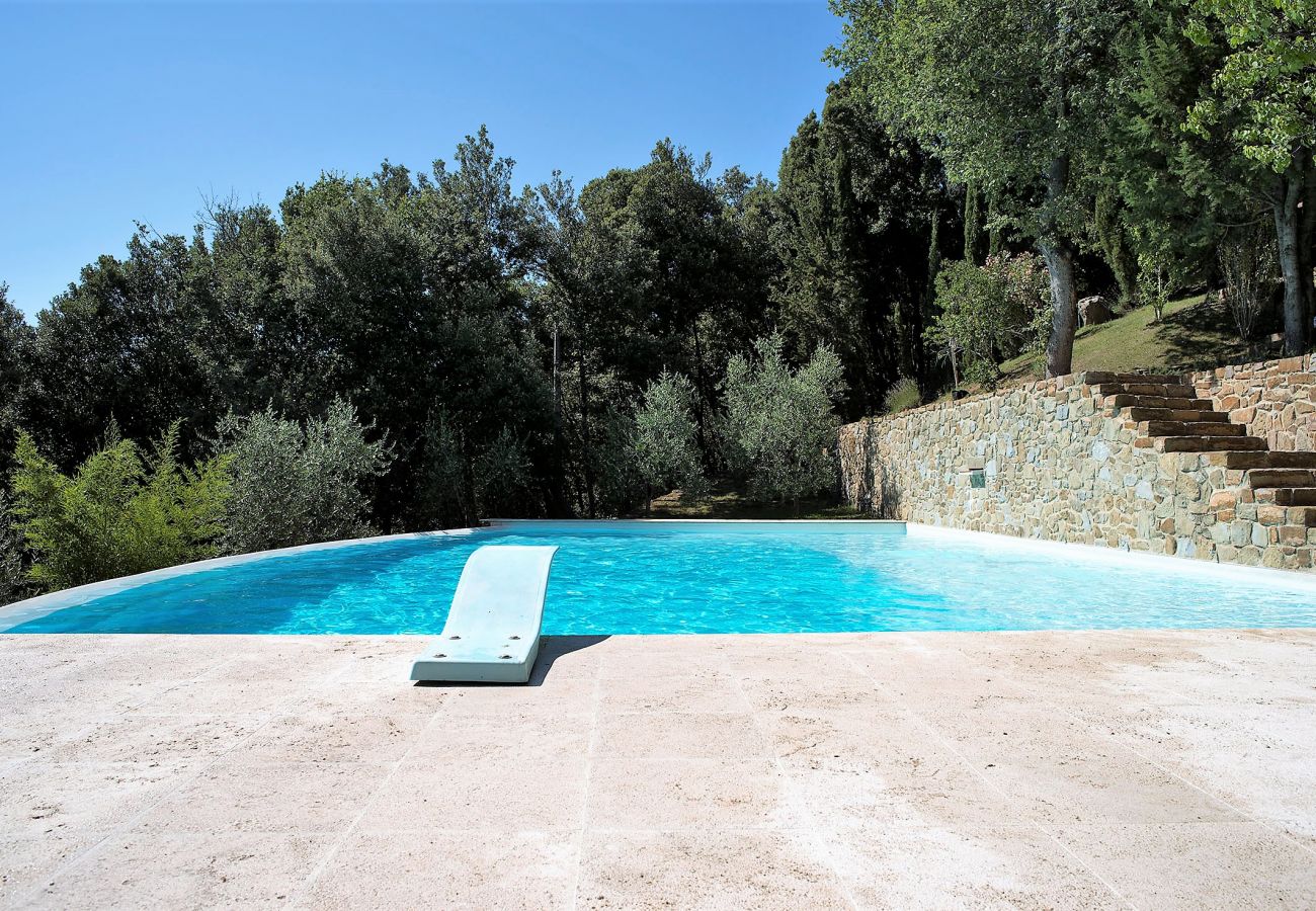 Villa a Civitella in Val di Chiana - Villa Tuscany with Flair, Luxury & Panorama