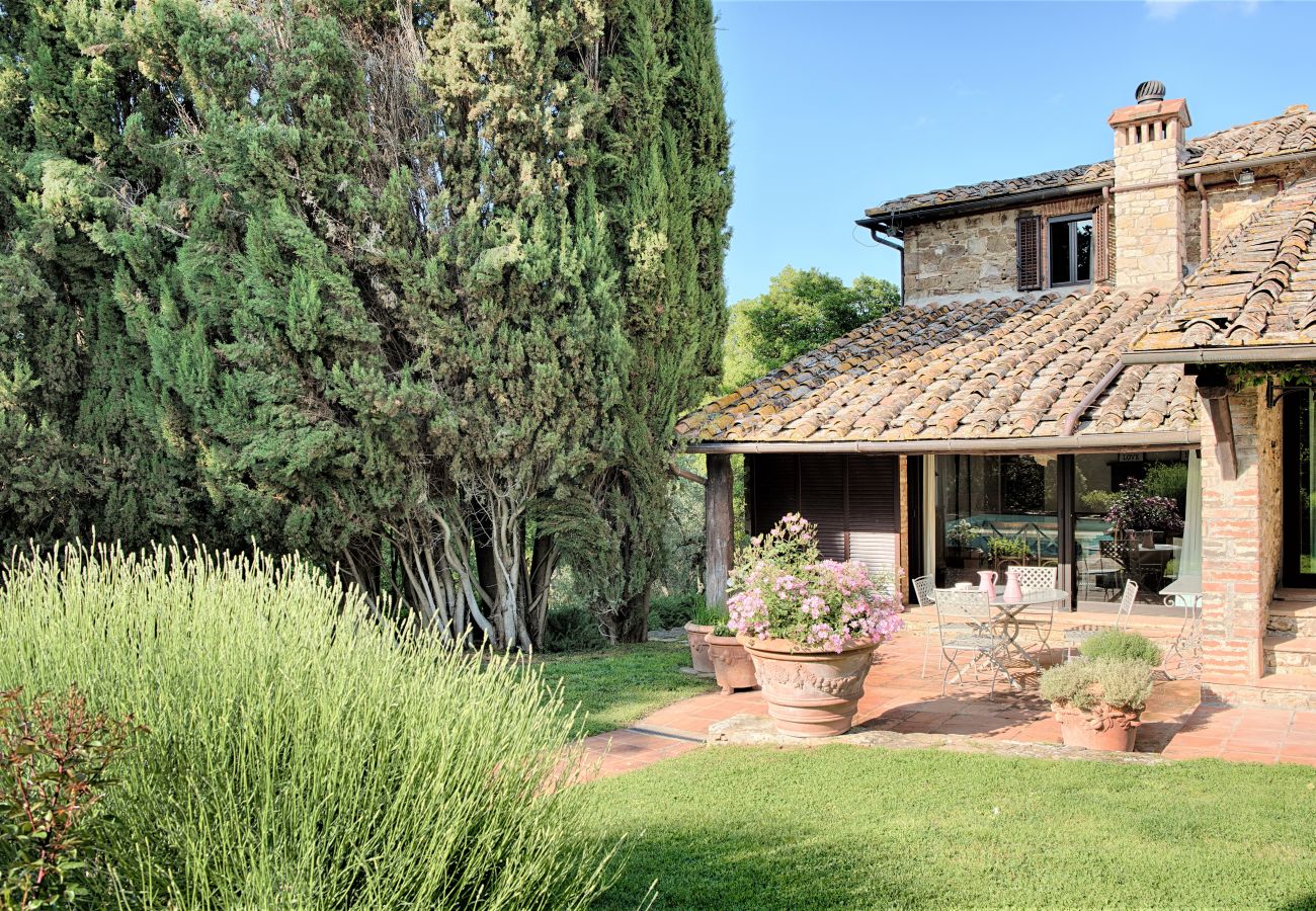 Villa a Castellina in Chianti - Villa in Castellina w. Pool, Garden & Winery