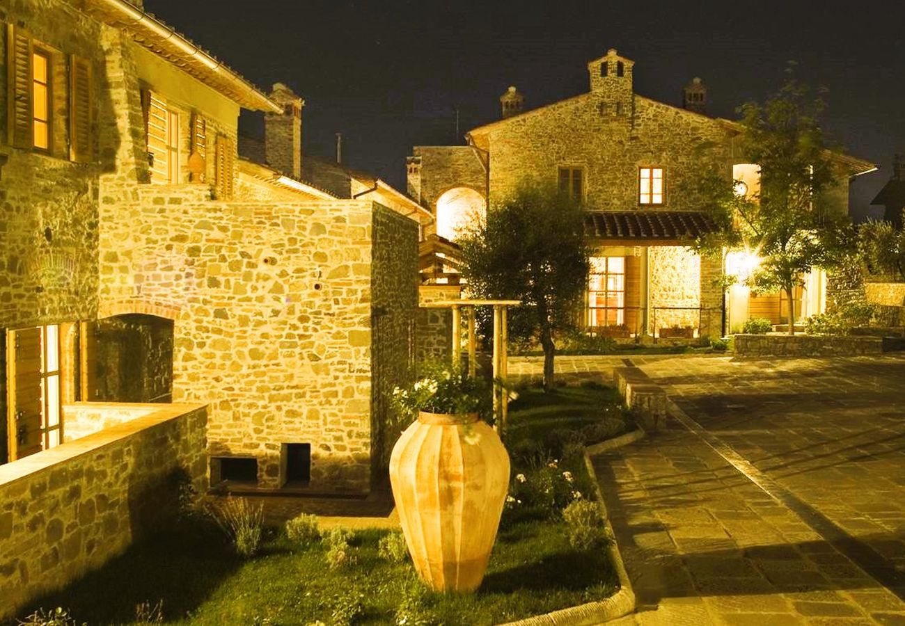 Villa a Pian di Sco - Villa Leccino in most Exclusive Borgo in Tuscany