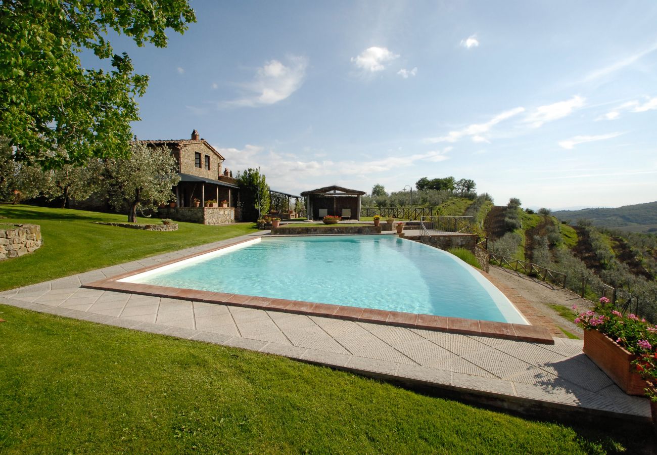 Appartement in Bucine - Romantic with Chianti Panorama at Marioli