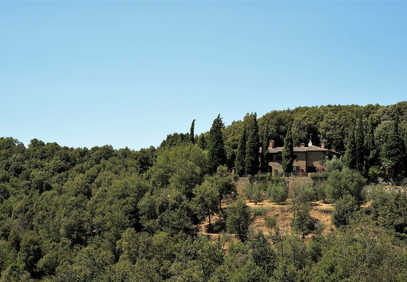 Villa in Civitella in Val di Chiana - Villa Tuscany with Flair, Luxury & Panorama