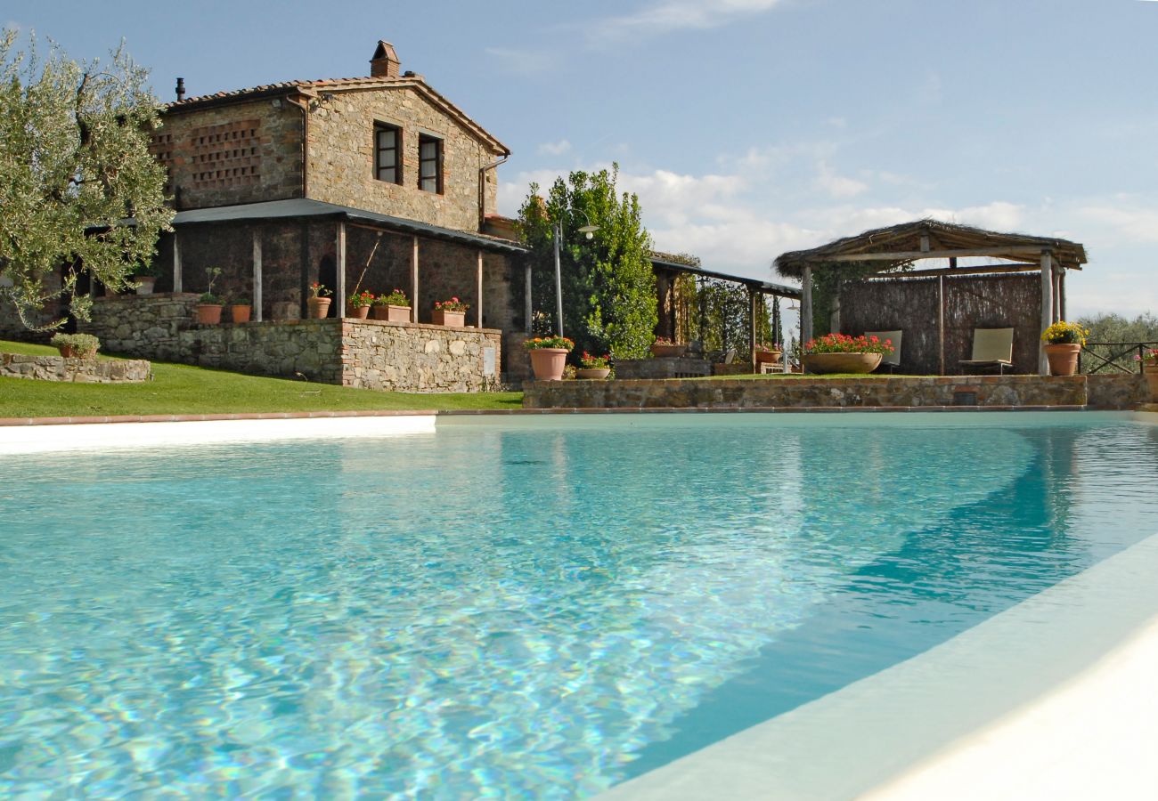 Apartment in Bucine - Romantic with Chianti Panorama at Marioli