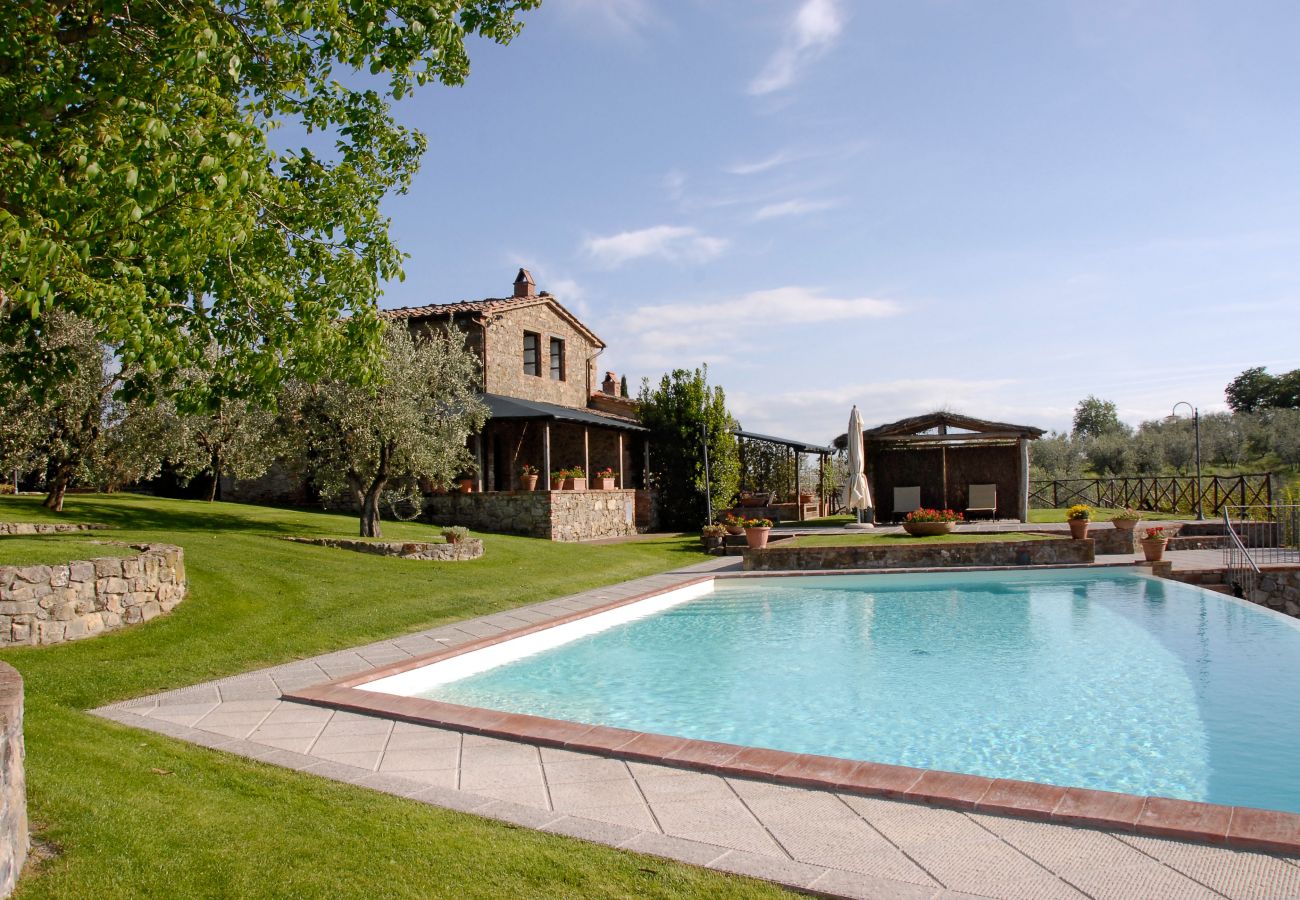 Apartment in Bucine - Romantic with Chianti Panorama at Marioli