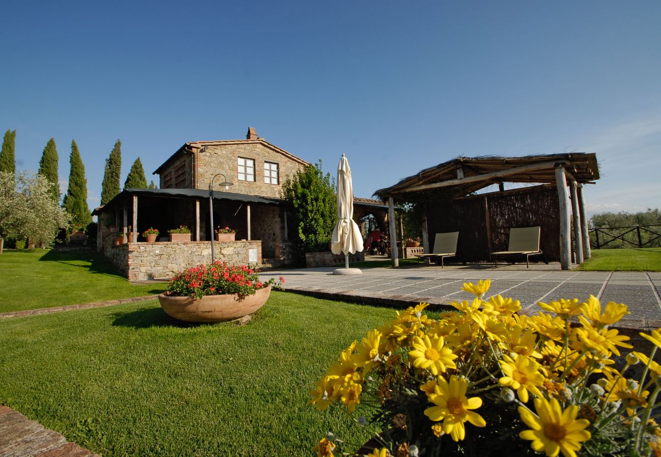 Apartment in Bucine - Romantic with Chianti Panorama at Marioli