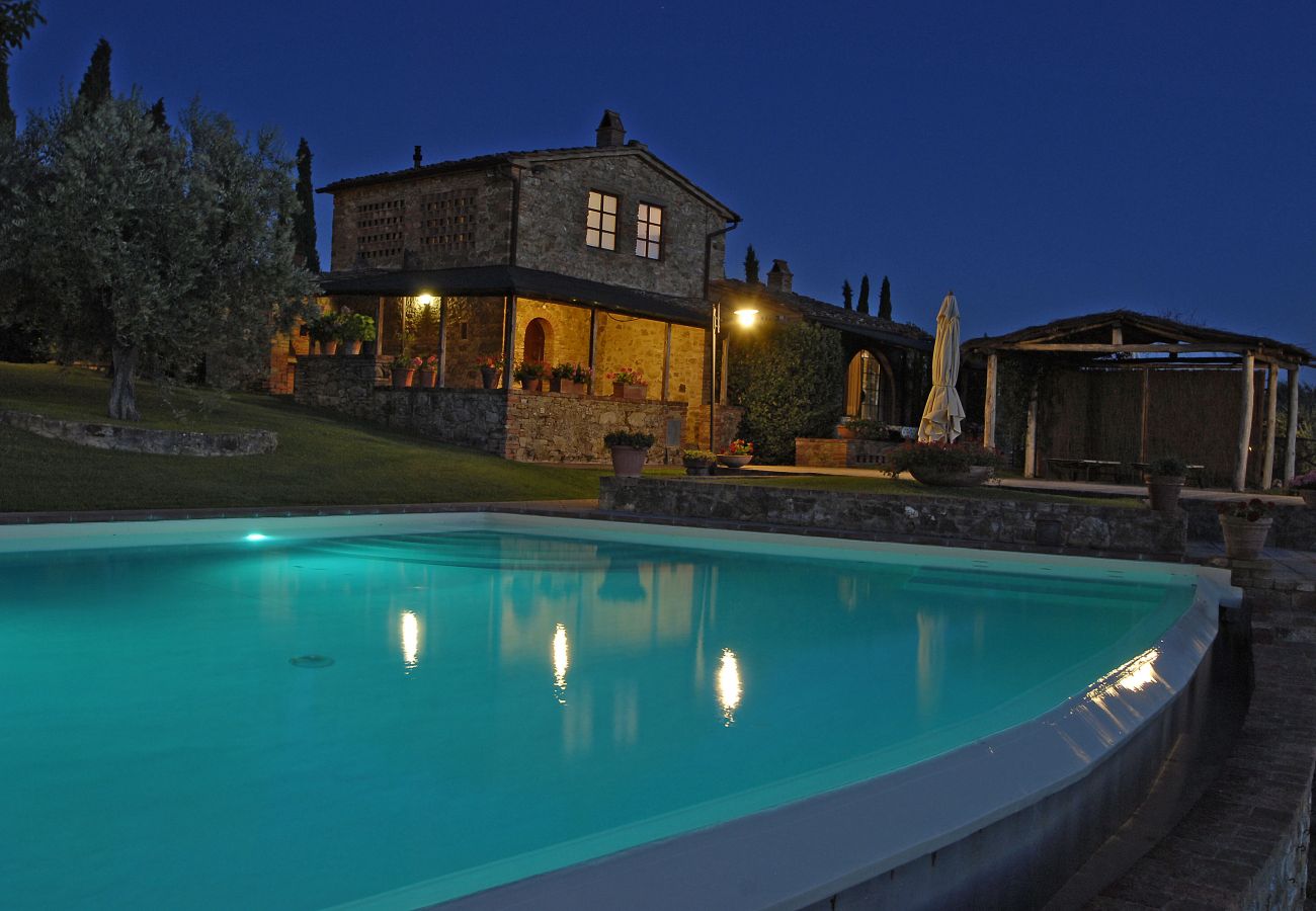 Apartment in Bucine - Romantic with Chianti Panorama at Marioli